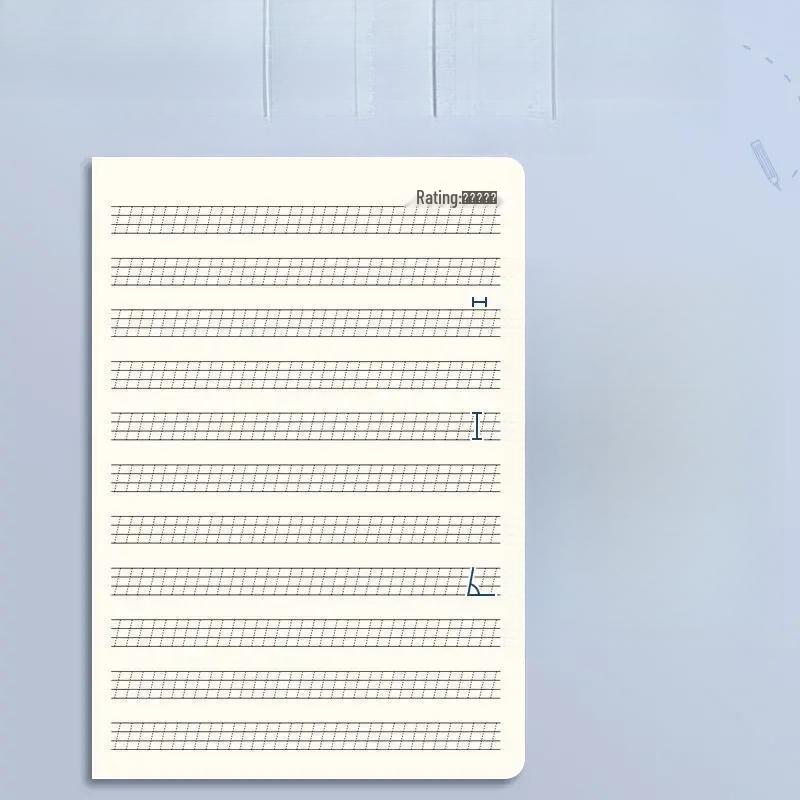 Enhanced English Writing Practice Notebook with Tabs – Ideal for Dictation and Homework