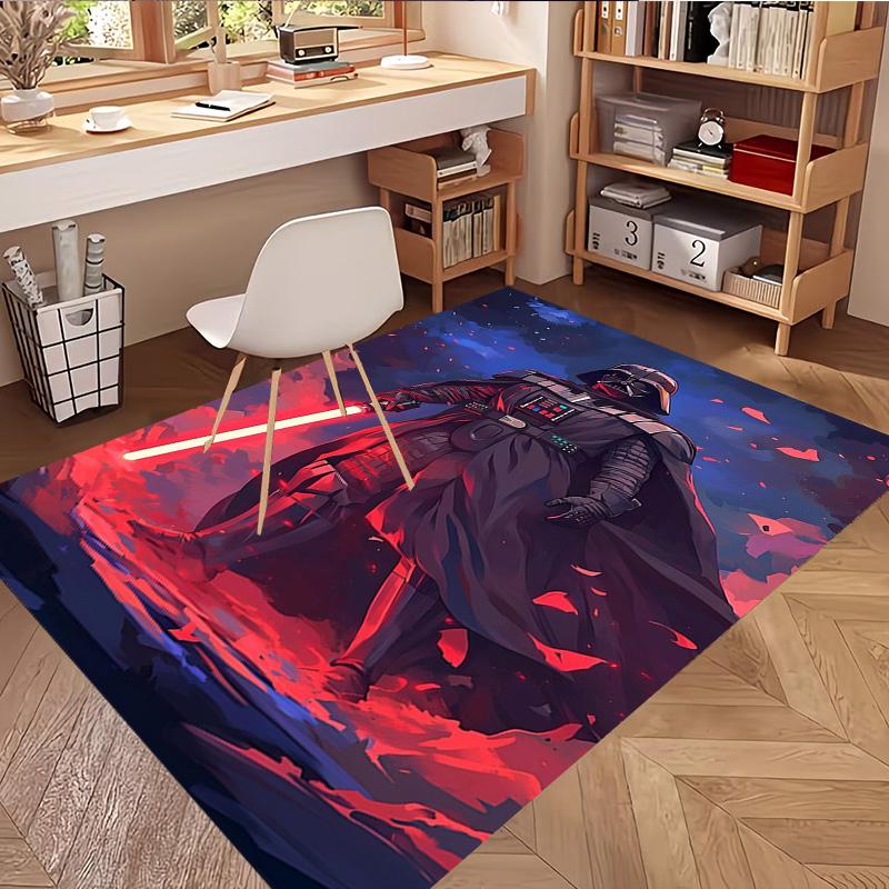 Star Wars Print Rug, Washable Floor Carpet, For Entryway Dorm Laundry Room Office Study, Home Decor Birthday Christmas Gift