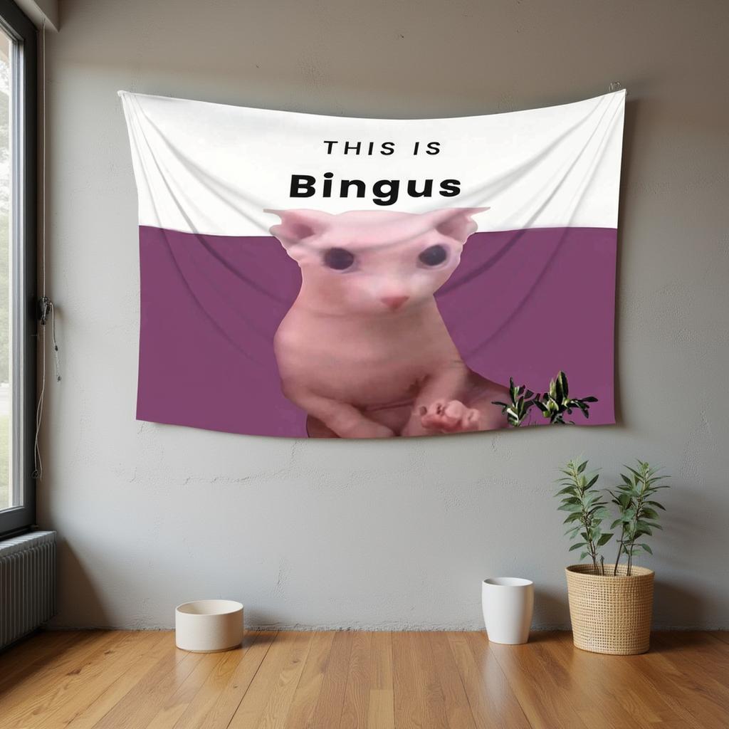 Hairless Cat Tapestry Wall Hanging Cloth Ins Wind Background Cloth Room Decoration Home Decoration