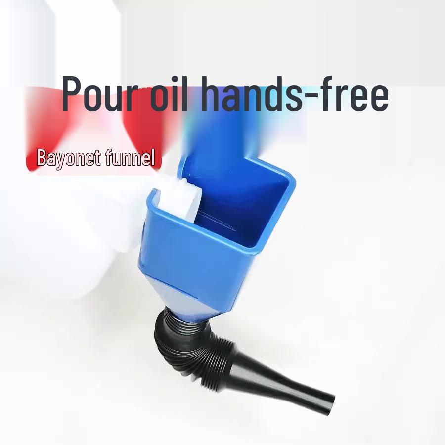 Portable Folding Telescopic Hose Gasoline Funnel for Motorcycle Filling