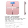 Accuracy Electronic Human Weight Scale Usb Charging Bathroom Square Digital Electronic Scale Precision Body Weight Mini Balance