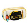 Cartoon Pencil Case Portable Pen Box Stylish Accessory 3D Cat Pen Bag  Office