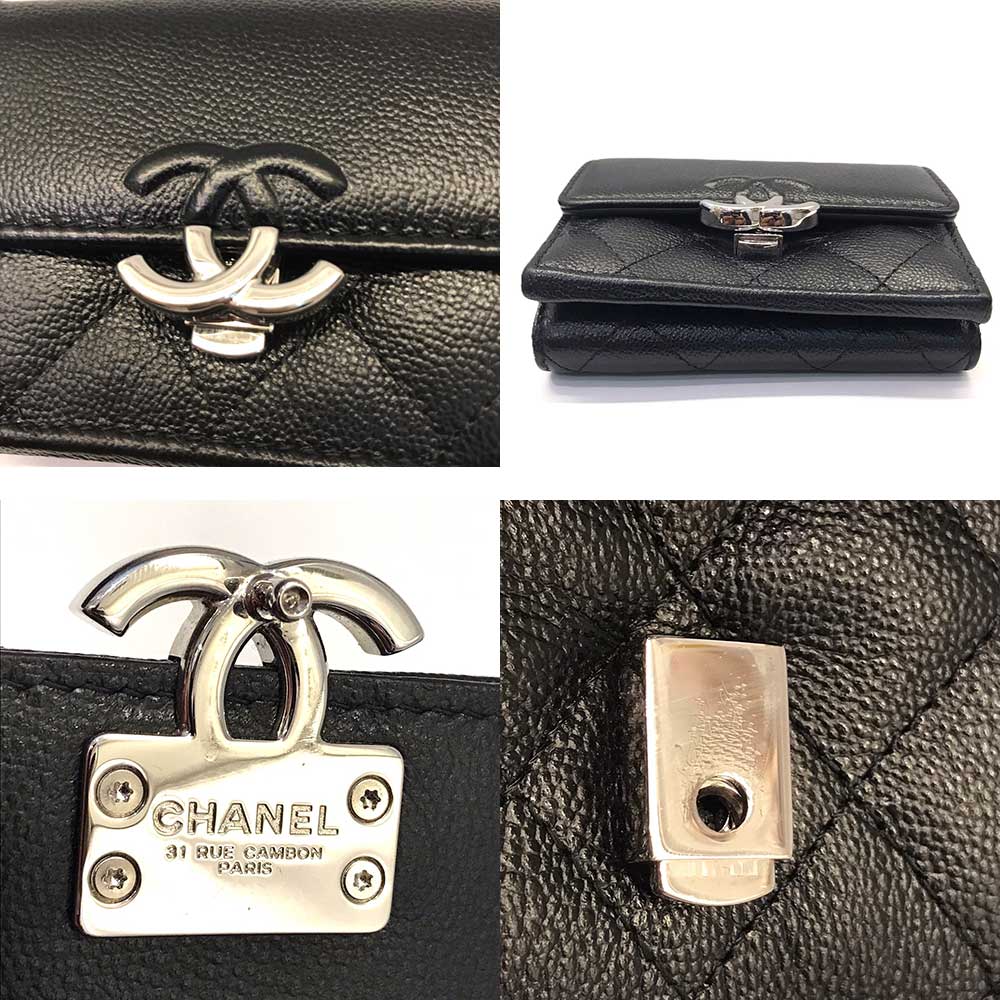 Used CHANELTri-fold wallet Women