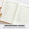 Yousheng Bible Notes Planner SOAP Method Bible Study Journal 200-Page Thick Paper Notebook for Scripture Reflection And Prayer Tracking
