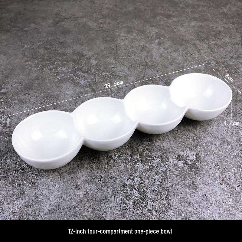 Qianxing Ceramic Divided Serving Plate