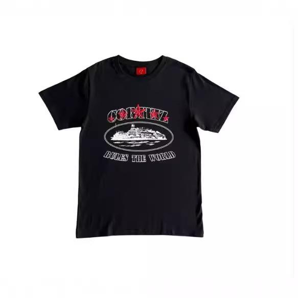 European and American Trendy Brand Series Printed T-shirt Street High Street Star T-shirt Casual Hip Hop Trend Half-sleeved T-shirt