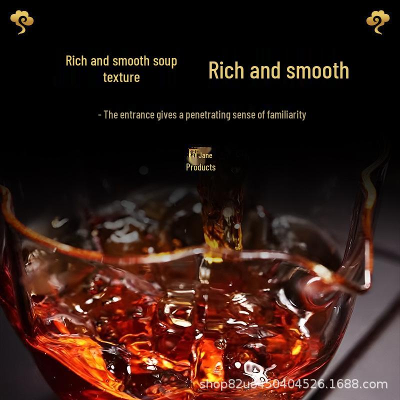 Mid-Autumn Festive Gift: Yunnan Laobanzhang Ripe Pu er Tea Brick 200g