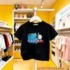 Toddler Children Outdoor Summer Tshirt Thomas Train Cartoon Print Pure Cotton Short Sleeve Y2K Cute Fun Trendy Fashion Clothes