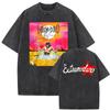 T-shirt Oversize Larga Estiva Band Rock EXTREMODURO Tour 2026 T-shirt Lavata Vintage Uomo Donna Moda Hip Hop Street T-shirt