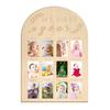 My First Year Wooden Po Board 12 Months Born Milestones Picture Frame Arch Door My First Year Picture Frame For Boys Girls