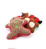 3pcs Christams Plush Dog Toys Pack for Puppy Durable Stuffed Animal Plush Chew Squeaky Sound Teeth Play Toys Gift