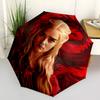 Game of Thrones Fashionable Automatic Opening/Closing Folding Umbrella. Portable and Foldable, Ideal for Gift, Travel, and Daily Use.