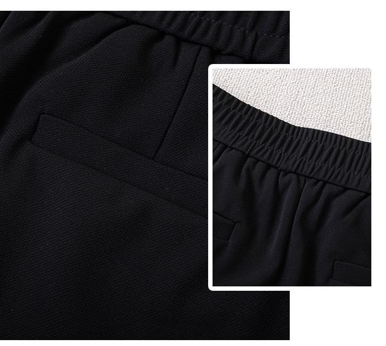 Women's High-Waist Black Wide-Leg Pants: Spring/Autumn 2025 - Slim, Draped, Casual Straight Suit Style