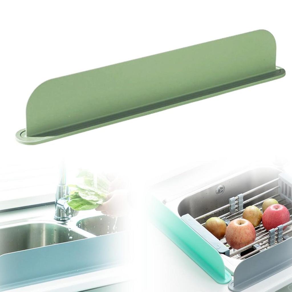Silicone Sink Guard, Kitchen Silicone Sink Guard, Bathroom Countertop Portable Water Retaining Bar Reusable Waterproof Guard