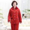 Women's Winter Coral Fleece Quilted Pajama Set