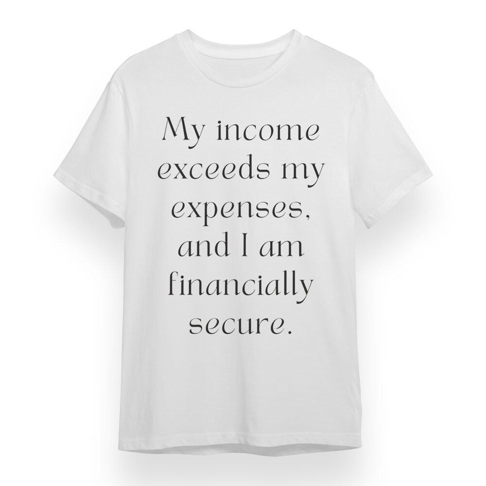 

Women s T-shirt With Financial Freedom Graphic Unisex Cotton Plus Size Tee S