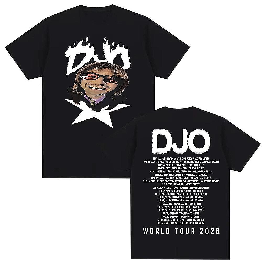 Djo Back on You Tour 2026 Print TShirt Vintage Indie Pop Concert Tee Shirt Unisex Women Summer Tops Fashion Short Sleeve Tee 2XL