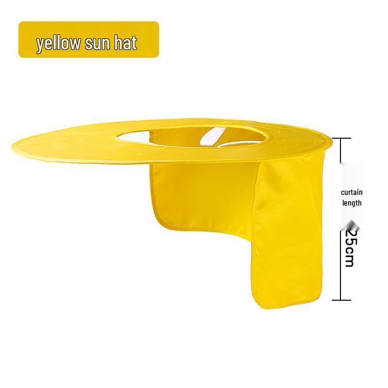 Extra Large Summer Sun Protection Hat for Outdoor Construction: Breathable, Wide Brim Safety Helmet