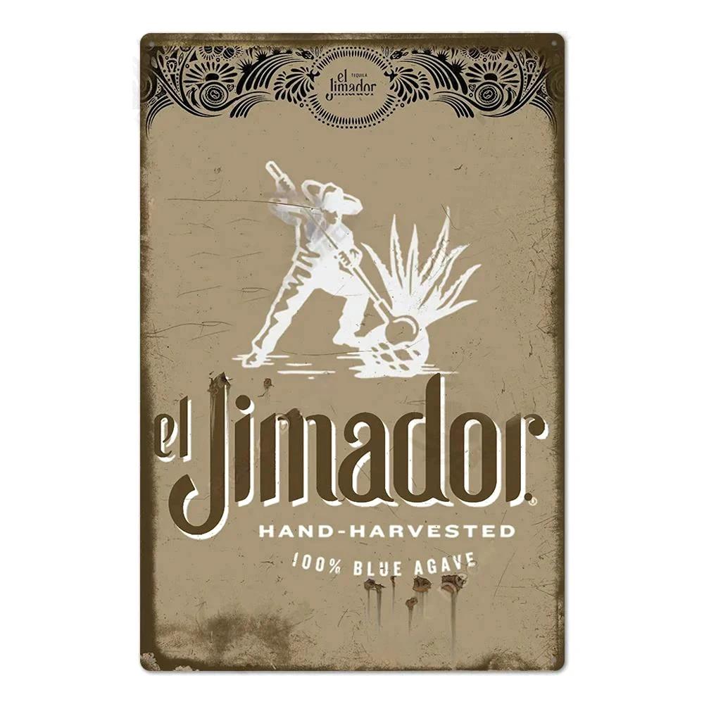 Vintage Tequila Bar Metal Tin Logo Plaque Tin Painting Bar Club Modern Wall Art Home Decoration Board Wall Painting Gift