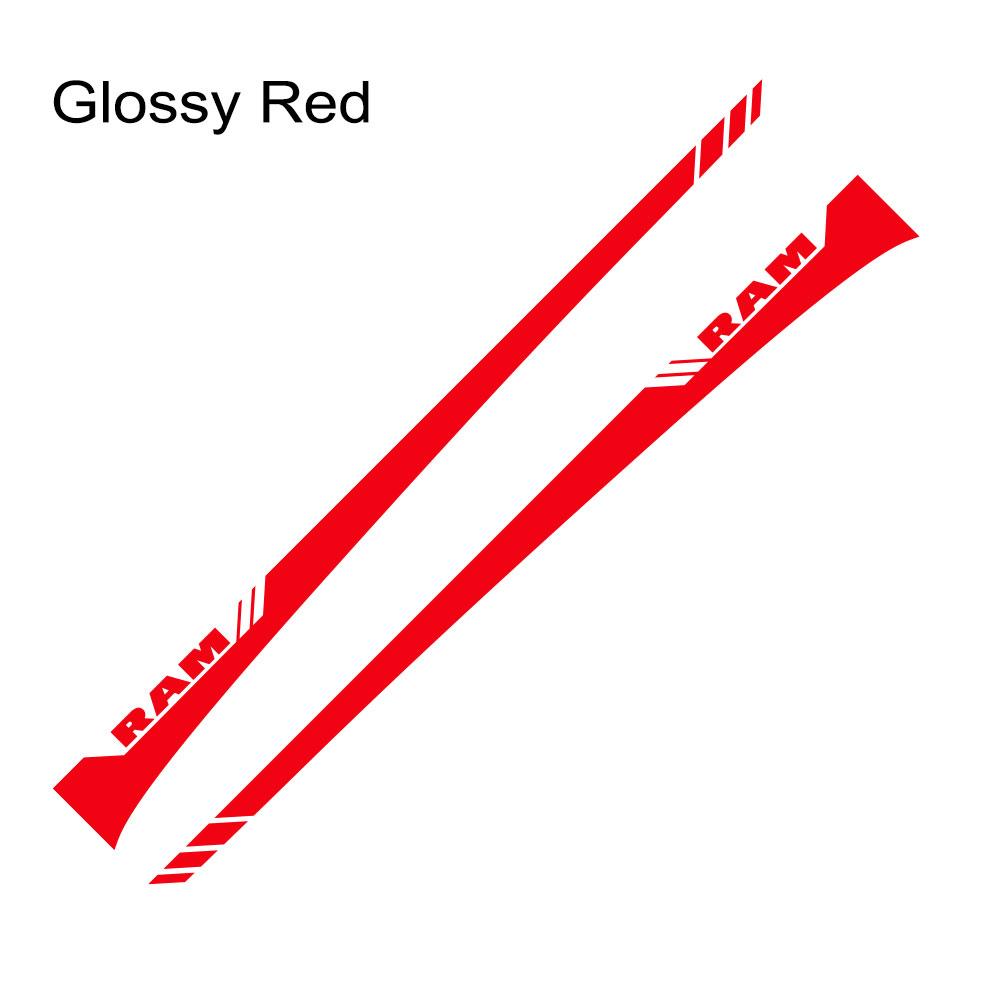Pickup Door Side Skirt Stickers For Dodge RAM 1500 2500 Rebel Truck Graphics Decal Car Custom Vinyl Decor Decal Auto Accessories
