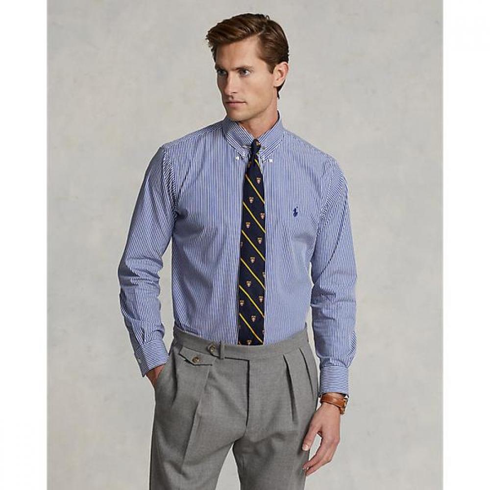 Polo Ralph Lauren Mens Classic Fit Striped Poplin Shirt Mnpodsh37620422400 W15L45