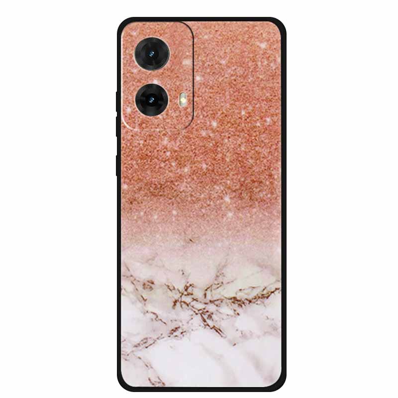 6.67"For Moto G85 5G Case Marble Soft Silicone Bumper Phone Back Cover For Motorola Moto G85 XT2427-3 TPU Capa MotoG85 G 85 Case