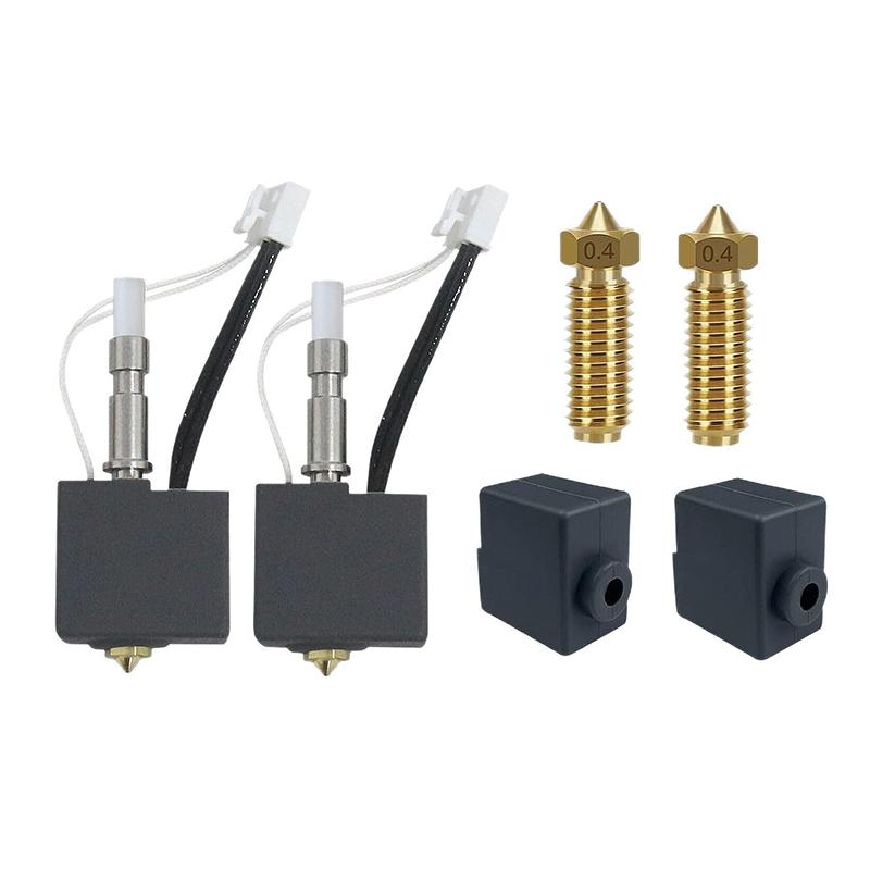 For Anycubic Kobra S1 Hotend Kit Brass Hardened Steel Nozzle 0.4 0.8 1.0Mm Quick Swap Nozzle For Anycubic Kobra S1 Combo/Ace Pro