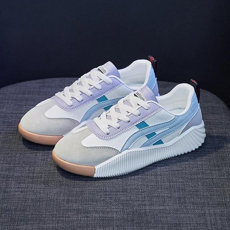 Fashion 2025 Outdoor Walking Shoes for Women Platform Casual Sneakers Designer Brand Luxury Female Wedges Chunky Hiking Woman Footwear