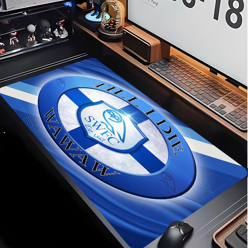 Sheffield Wednesday Football Pattern Mouse Pad Non?Slip Rubber Base Gaming Mousepad For Desk Office Home