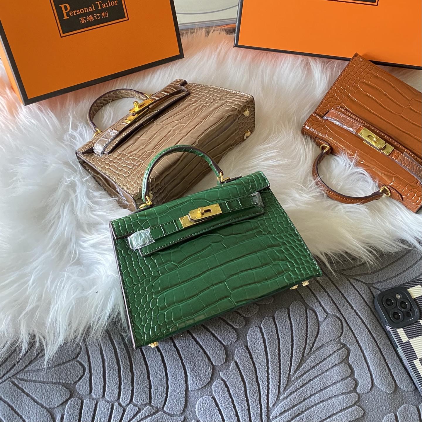 

Новая изысканная женская сумка-мессенджер, маленькая сумка, сумка с тиснением под крокодила, высококлассная мини-универсальная сумочка. 22cm