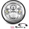 SUNPIE 7 inch Head light Compatible with H_arley Street Glide/Tri Glide, Compatible with Road King