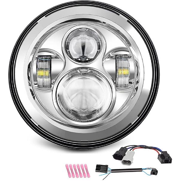 SUNPIE 7 inch Head light Compatible with H_arley Street Glide/Tri Glide, Compatible with Road King