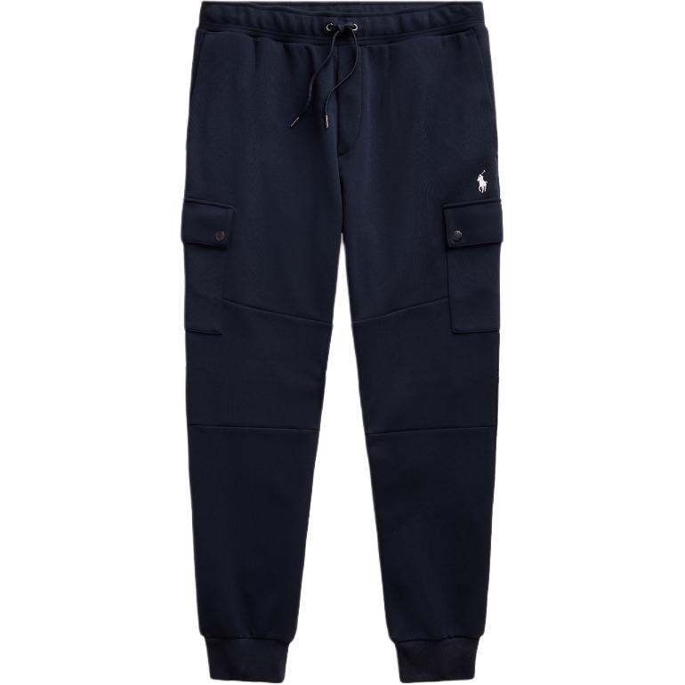 Polo Ralph Lauren FW21 Logo Solid Pocket Knit Sweatpants Men Bottoms Black 710730495-003 S