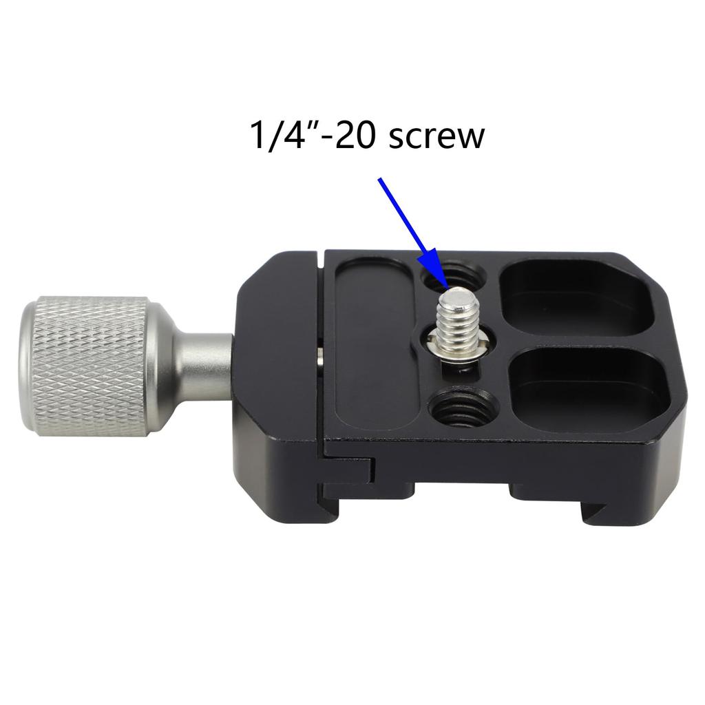 Leftfoto Pince à dégagement rapide pour rotule de trépied de style pince Arca Swiss, trépied monopode universel à changement rapide, plateaux à dégagement rapide, siège, tête,