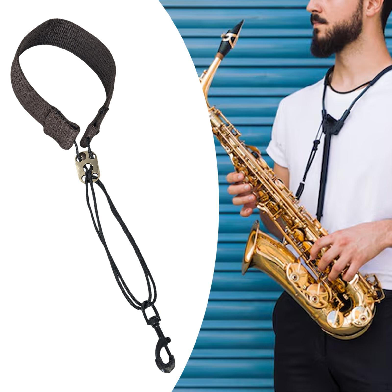 

Ремень для саксофона, удобный, портативный, мягкий, прочный, регулируемая длина, легкий, профессиональный коричневый