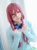 [Milky Time] The Quintessential Quintuplets Nakano Ichika, Nino Miku, Yotsuba Itsuki Cosplay Set with Wig, Halloween (M, Miku Set)