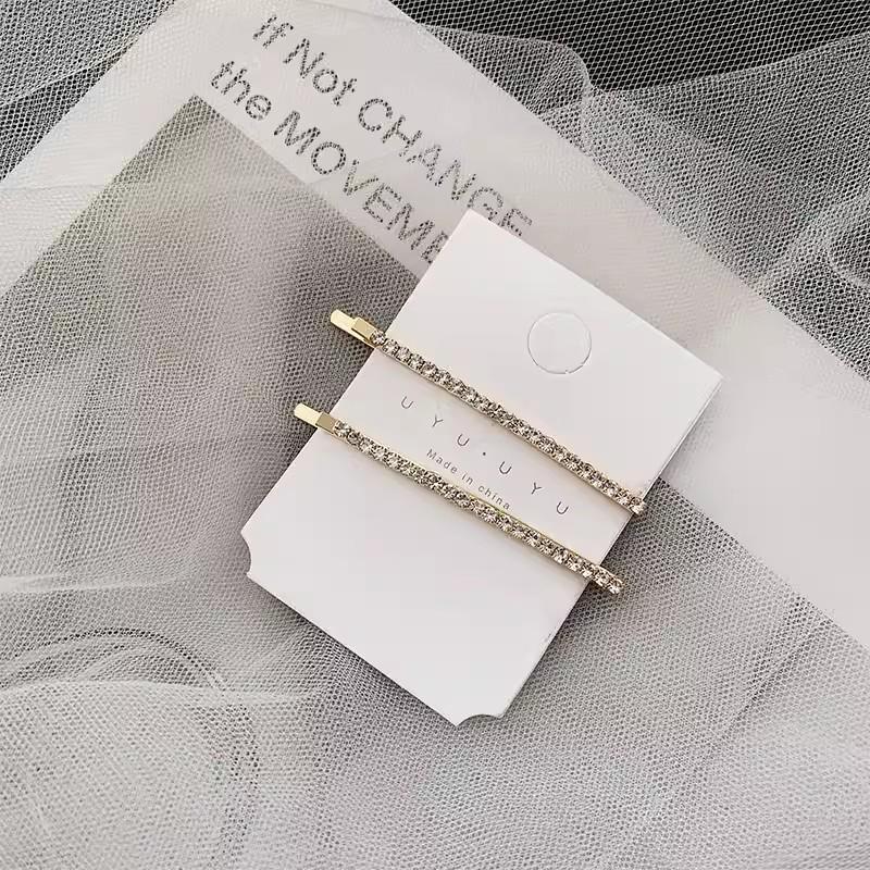Jennie Rhinestone Hairpin - Side Clip Hair Accessory for Girls