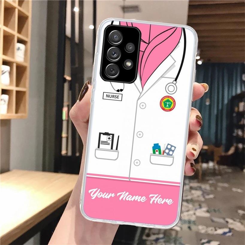 Medicine Nurse Doctor Soft Phone Case For Samsung Galaxy A16 A26 A36 A56 A15 A14 A13 A55 A54 A53 A35 A34 A33 A25 A24 A23 A05S A0