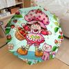 1PC Strawberry Shortcake Cat Umbrella-8-Rib Reinforced, Automatic Open, Lightweight & Durable, Cute Fashion Accessory for Outdoor-T209