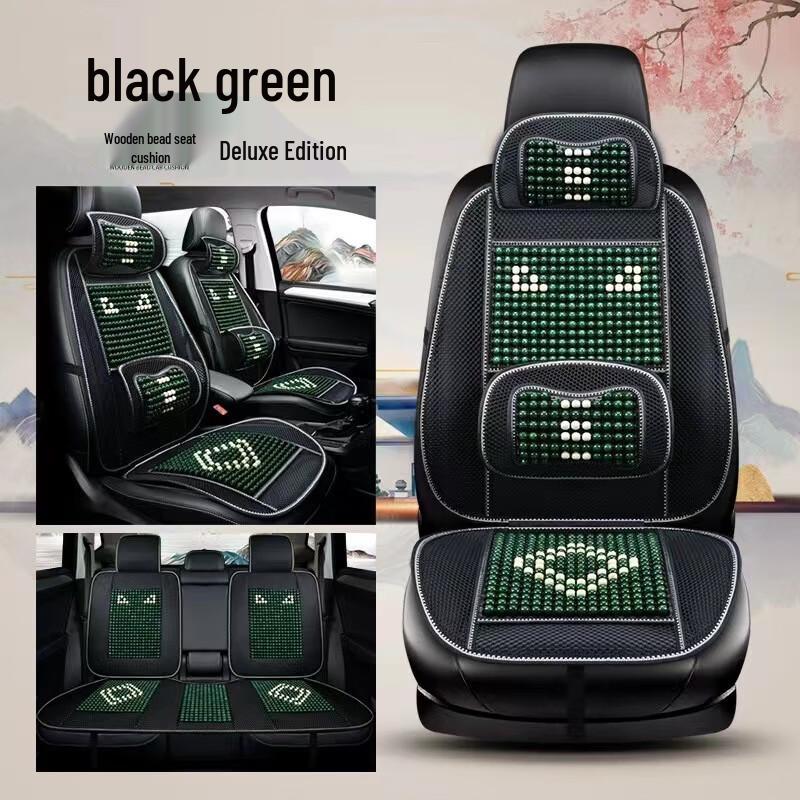Warrior CTL163/BJ2022JC Summer Wooden Bead Luxury Car Seat Cushion