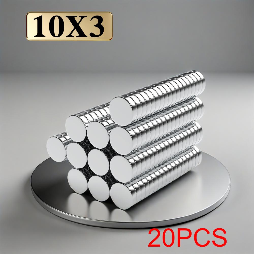 10x3mm Imans Refrigerator Magnets for DIY Office Whiteboard Workshop Suitable Tools Home Workplace