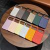 Custodia IPhone 18 Pro Max Stile RIMOWA con Design a Strisce Ondulate Copertura in TPU con Bordi Morbidi 17/16