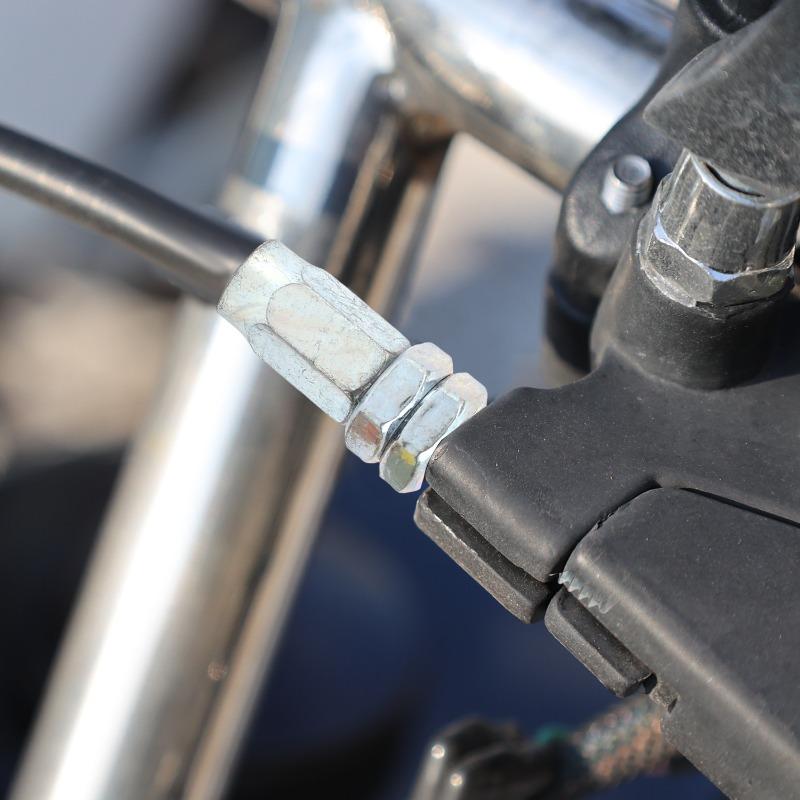 M6 Motorcycle Clutch Screw Motorcycle Clutch Cable Wire Adjuster Universal Adjustment Aluminum Throttle Cable Adjuster Screw