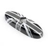 Black Union Jack UK Flag Rear View Mirror Cover For MINI Cooper R55 R56 R57 NEW
