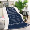 Doctor Appreciation Gift Blanket 50 x 60 Inch - Soft Medical Professional Throw for Physicians Dentists Veterinarians Retirement Birthday Thanksgivin
