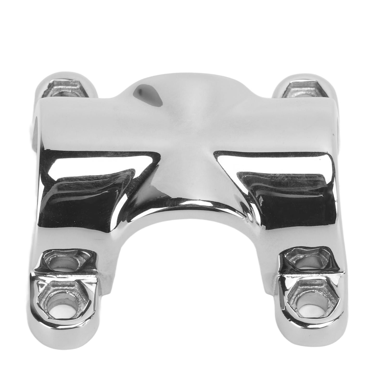 Boat Pipe Clamp 25mm / 0.98in 316 Stainless Steel Cross Fixed Pipe Clamp for Marine Boat Yacht
