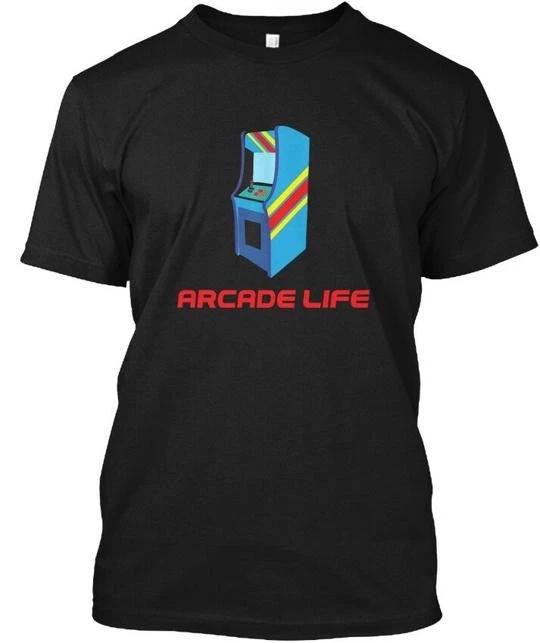 

Arcade Life Video Gamer Classic Vintage T shirt Made in the USA Size S to 5XL XL