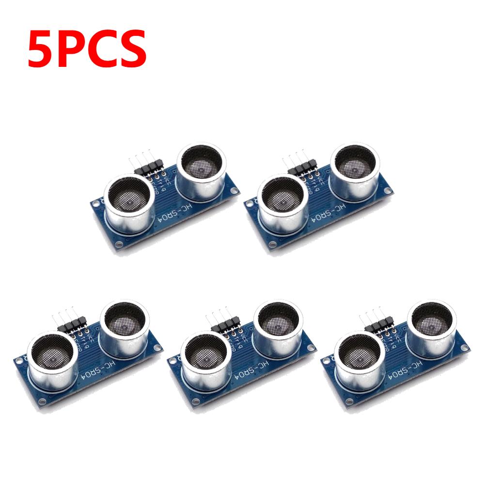 5-1PCS HC-SR04P HC-SR04 Ultrasonic Ranging Module Ranging Sensor Module 3-5.5V Wide Voltage Performance Is Stronger
