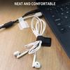 10PCS Ties Fastening Wire Reusable Cable Organizer Cord Rope Holder Self Adhesive Adjustable Organizer Strap Desk Management