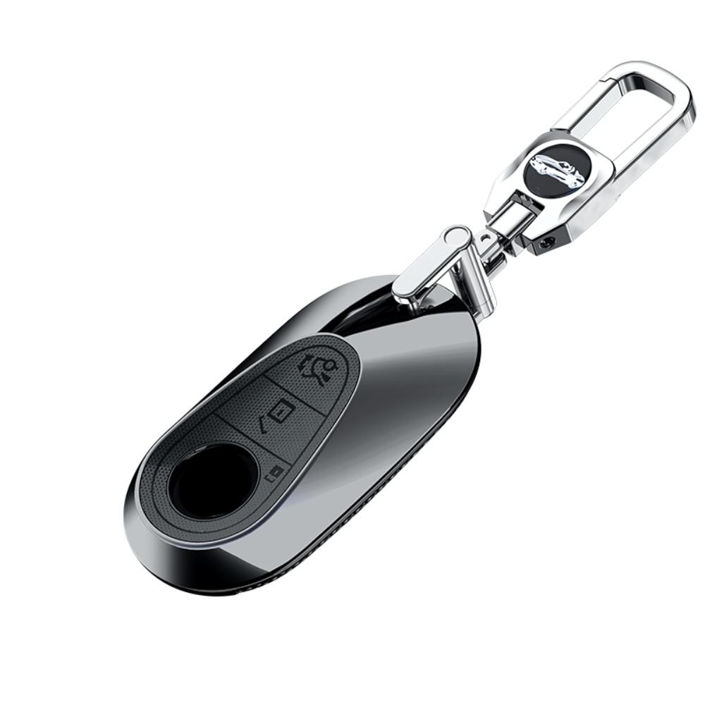

PC Car Remote Key Case Cover Fob For Mercedes Benz C E Class W223 W206 C260 C300 S450 S500 S400 Protector Keychain Accessories